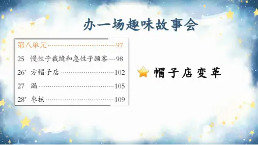 方帽子店ppt课件