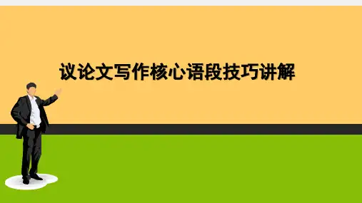 议论文写作核心技巧精讲