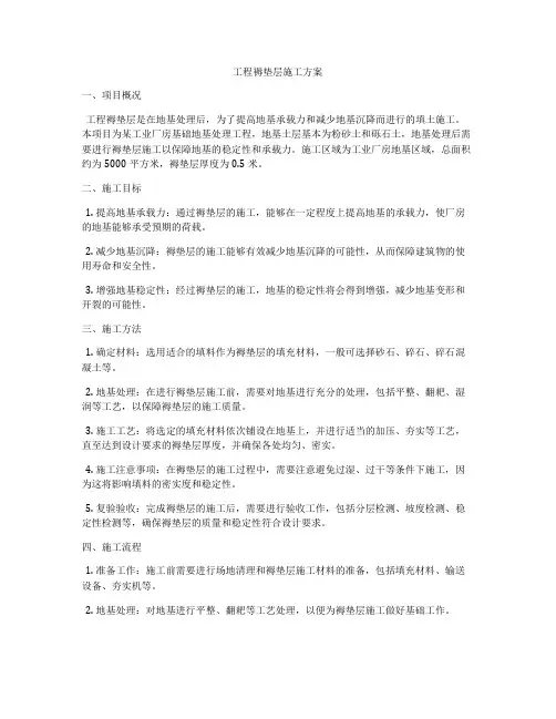 工程褥垫层施工方案