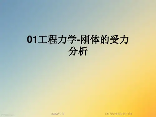 工程力学刚体的受力分析