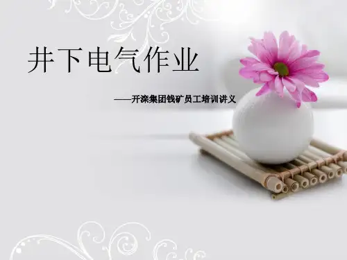 井下电气作业职工培训讲义