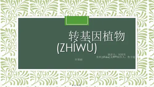 转基因植物