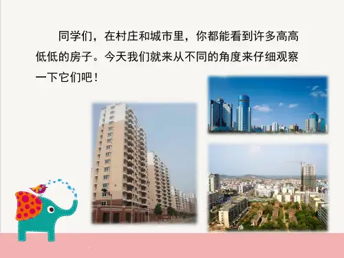 第3课 《高高低低的房子》参考课件