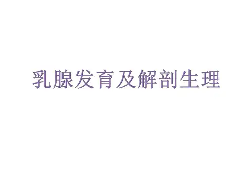 乳腺癌筛查【PPT课件】