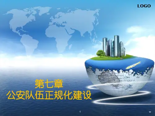 公安队伍正规化建设优秀PPT