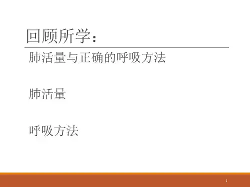 准备活动和整理活动