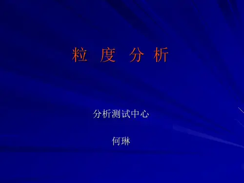 粒度分析