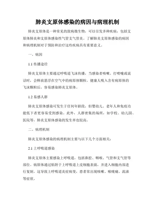 肺炎支原体感染的病因与病理机制