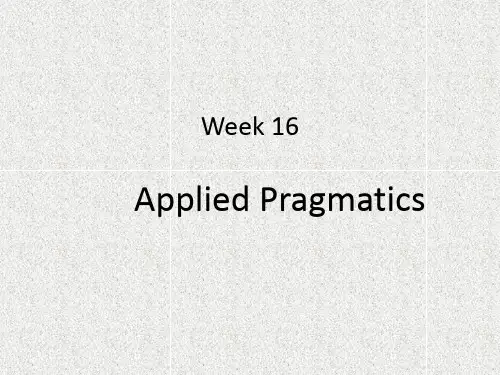 2012 applied pragmatics 16