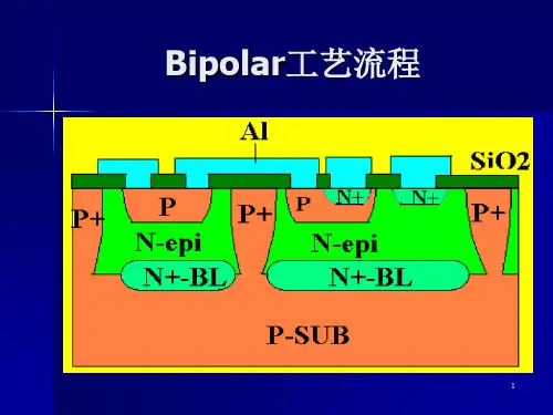 Bipolar工艺流程PPT课件