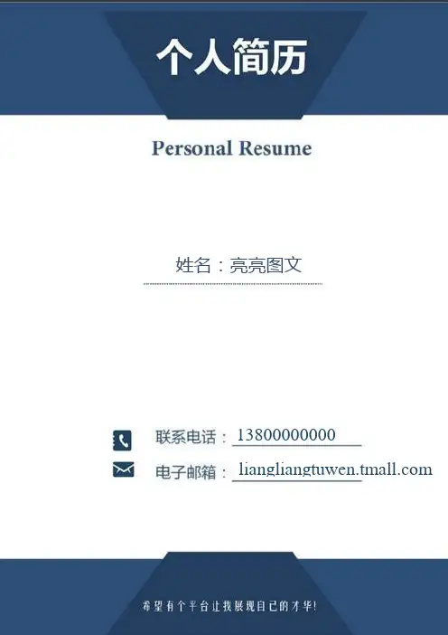 10.蓝 色 极 简【封 面+简 历+自 荐 信】