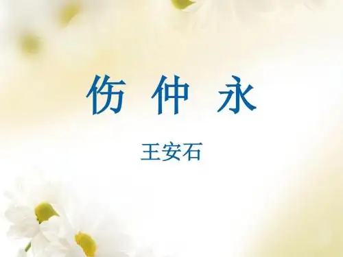 《伤仲永》课件