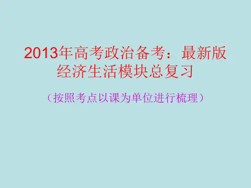 《经济生活》(复习课件)1-11