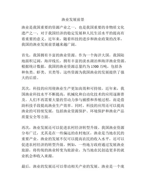 渔业发展前景