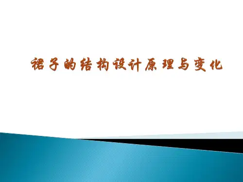 裙子结构变化设计说明