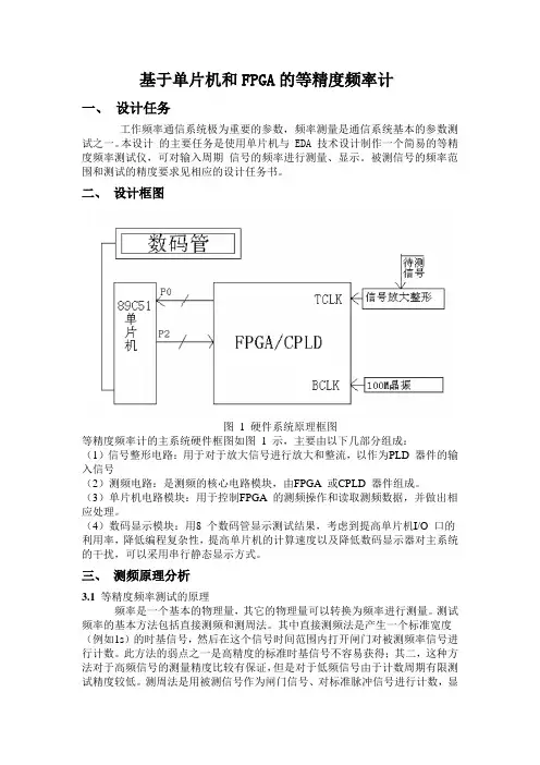 电子系统设计实验报告