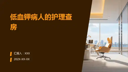 低血钾病人的护理查房
