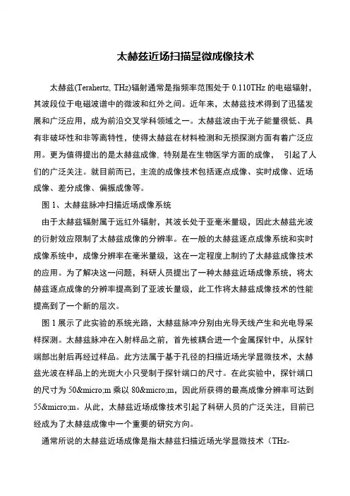 太赫兹近场扫描显微成像技术