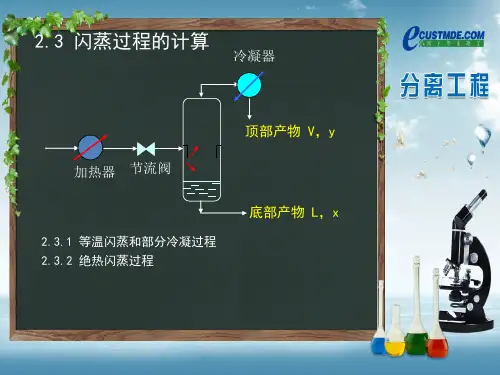 闪蒸过程的计算-分离工程