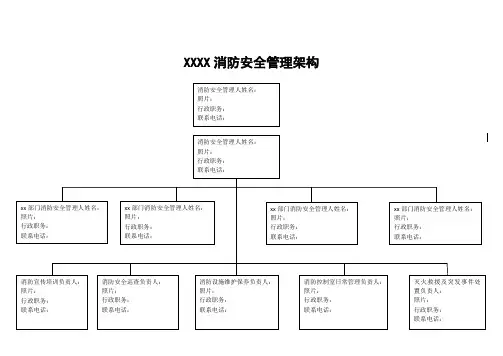 消防管理组织图
