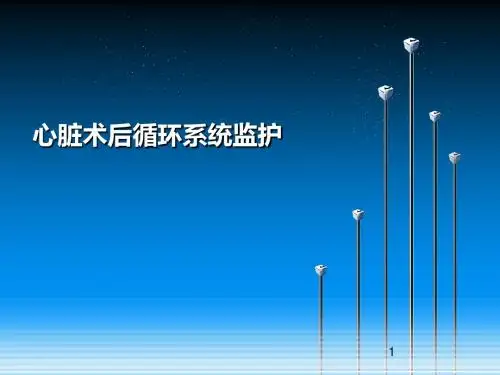 心脏术后循环系统监护 ppt课件