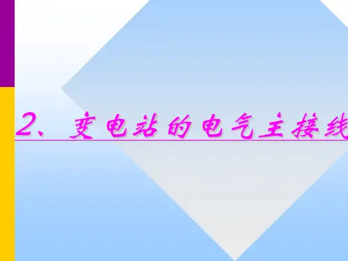 变电站的电气主接线