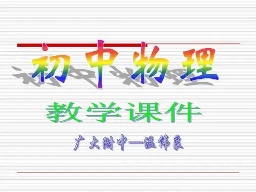 中考总复习课件：光学