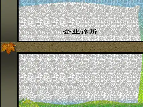 企业诊断企业诊断概述(ppt41)
