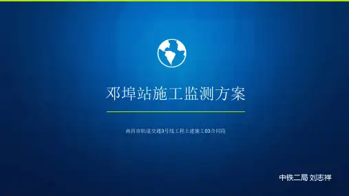 基坑施工监测方案培训课件精品示范ppt50张