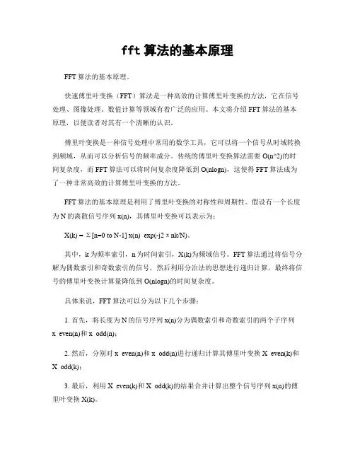 fft算法的基本原理