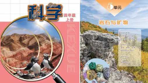 苏教版(版)四年级科学上册《第5单元岩石与矿物》知识点复习课件