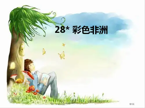 28彩色的非洲市公开课金奖市赛课一等奖课件
