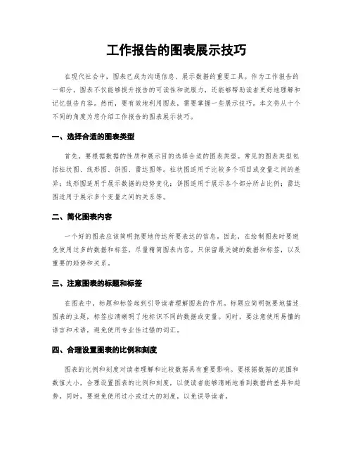 工作报告的图表展示技巧