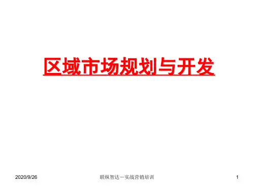 区域市场规划与开发详解