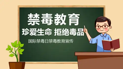 中学生小学生珍爱生命拒绝毒品禁毒教育主题班会PPT课件