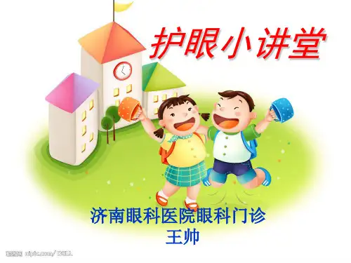 《护眼讲座》ppt课件-60页PPT资料