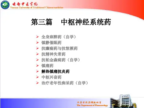 解热镇痛抗炎药