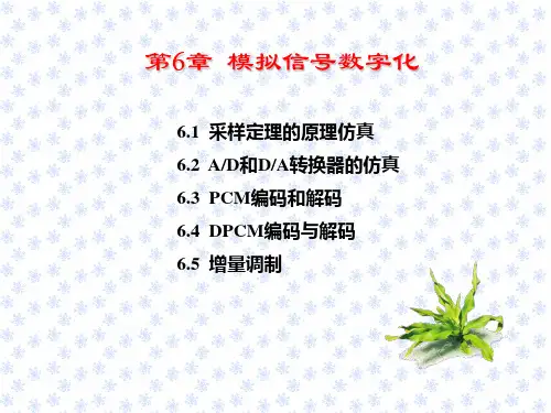Matlab与Sinmulink仿真应用(10---模拟信号数字化)