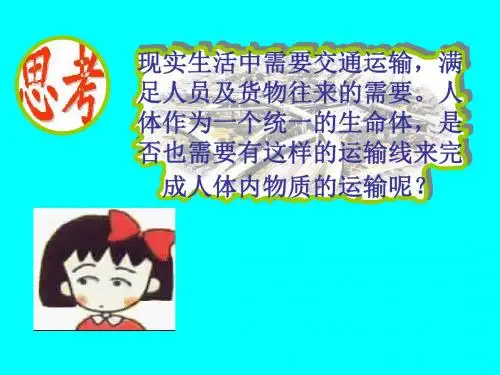 人教版生物七年级下册 4.4.1流动的组织——血液课件(共22张PPT)