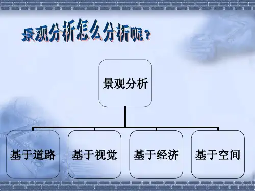 风景园林之作业1景观分析