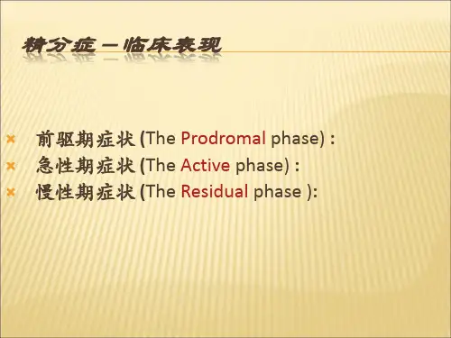 精神分裂症PPT医学课件