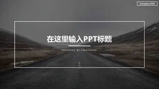 欧美高大上创意多线条静态商业计划书ppt模板