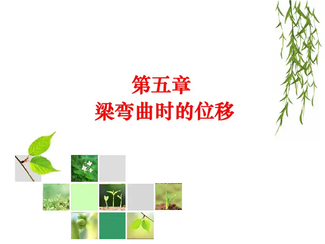 材料力学上册第五章梁弯曲时的位移