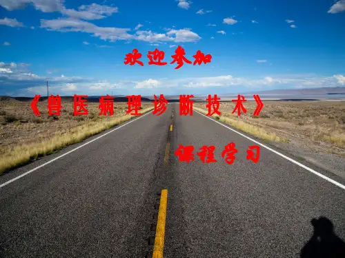 《兽医病理诊断技术》课件：1第一章 概述1