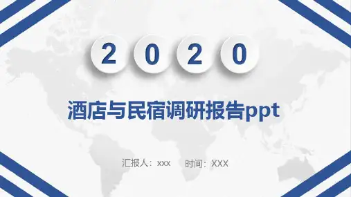 酒店与民宿调研报告ppt