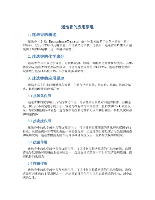 迷迭香的应用原理