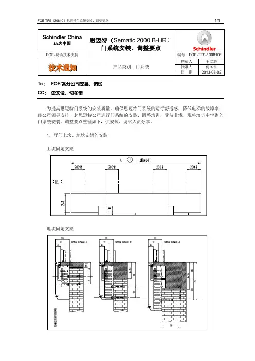 TE-1308101_思迈特门系统安装要点