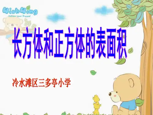人教版《长方体和正方体》(完美版)PPT课件20(共15张PPT)