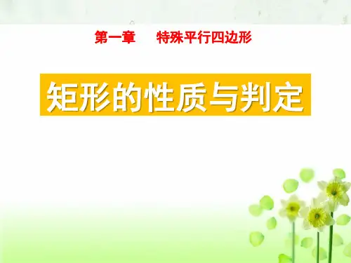 《矩形的性质与判定》特殊平行四边形5PPT课件 图文