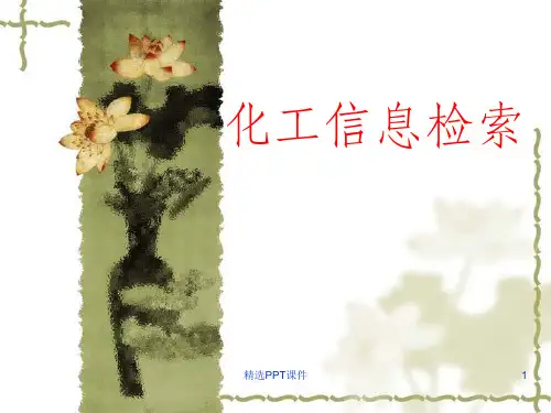 化工信息检索报告环氧树脂ppt课件